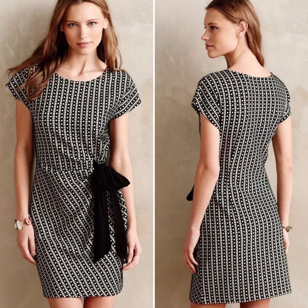 Anthropologie Saturday Sunday Isabel Bow Tie Mini Dress Women’s Size XXS